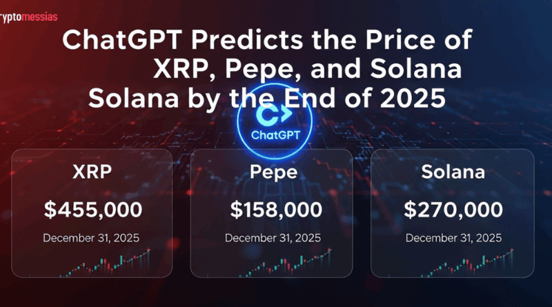 New ChatGPT Predicts the Price of XRP, Pepe, and Solana by the End of 2025