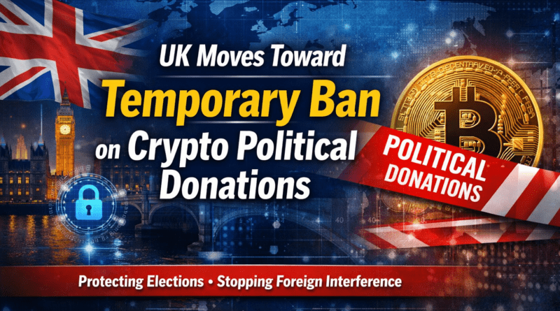 UK pushes ahead with temporary ban on political crypto donations